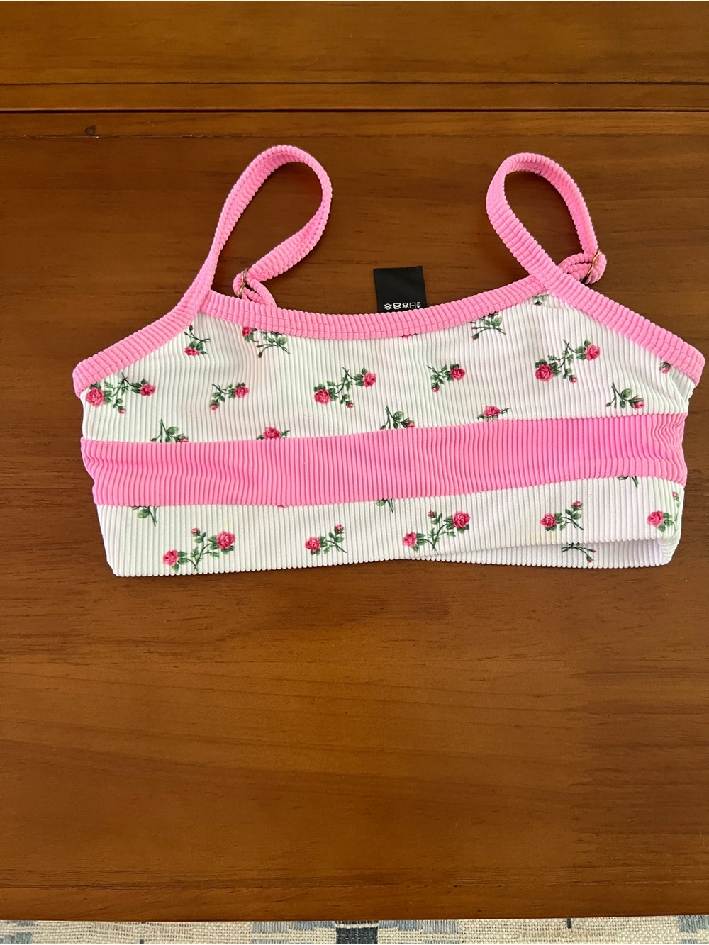 Beach Riot Pink Floral Kids Top